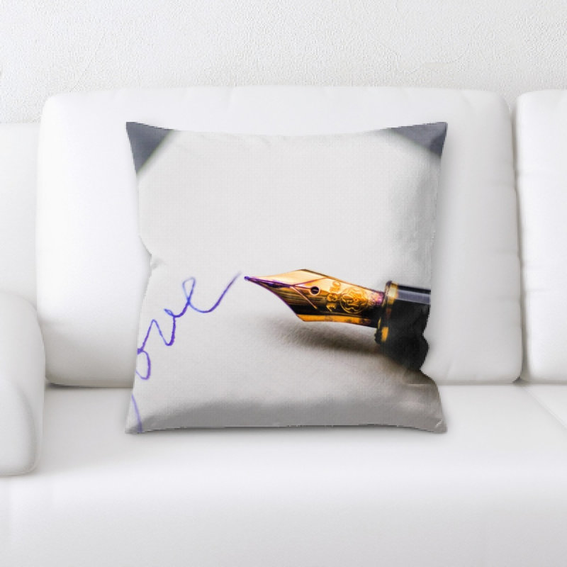 Microsuede Reversible Throw Pillow