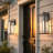 Classic Outdoor Armed Wall Sconce Light, 1 - Light Wall Lamp With Dusk To Dawn Rectangular Wall Latern, Waterproof