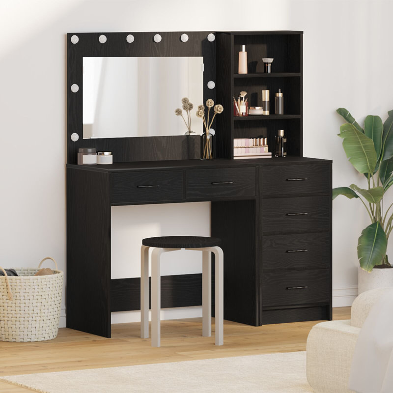 40cm Sideboard, Black Oak