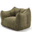 Fauteuil à billes confortable pour adultes en chenille avec mousse résistante pour le salon, la chambre à coucher, les jeux, la lecture et la télévision-130844440