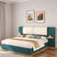 Lit plateforme tapissier avec tablettes-76383254-76383250