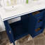 Ensemble de meuble-lavabo autoportant 60 po avec plateau en pierre d'ingénierie Marjina-697776542-697776543