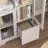 MDF Painted Cabinet With Glass Doors And Drawer Entryway Cabinet Console Cabinet Open Storage Space-1179114902