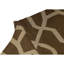 Flatweave Wool Geometric Area Rug in Espresso