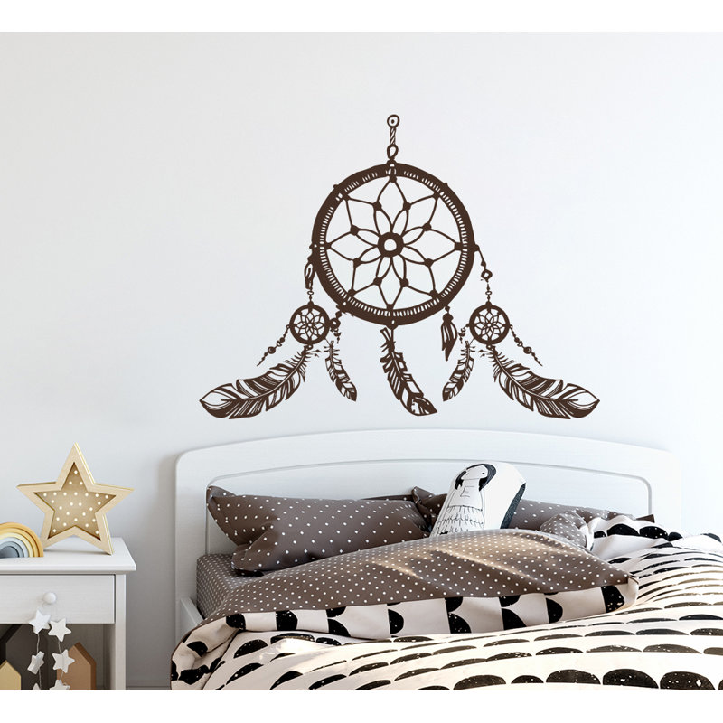Décalcomanie murale dreamcatcher, Brun