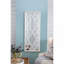24 "x 60" miroir de plancher blanc patiné, miroir complet pour le salon de la chambre à coucher de la salle de bain