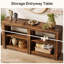 Console 59 po en bois avec 3 tablettes de rangement-330031987