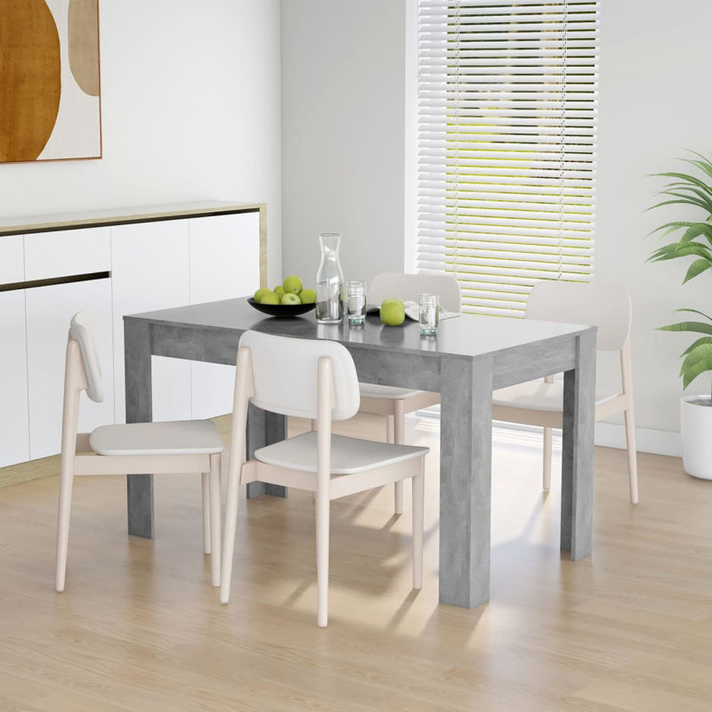 Gille Dining Table, Concrete Grey, Concrete Grey