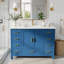 Meuble-lavabo moderne en bois massif avec lavabo, plateau en quartz, portes à fermeture en douceur et tiroirs spacieux-1457392201