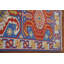 Tapis de couloir indien bleu 3 x 3