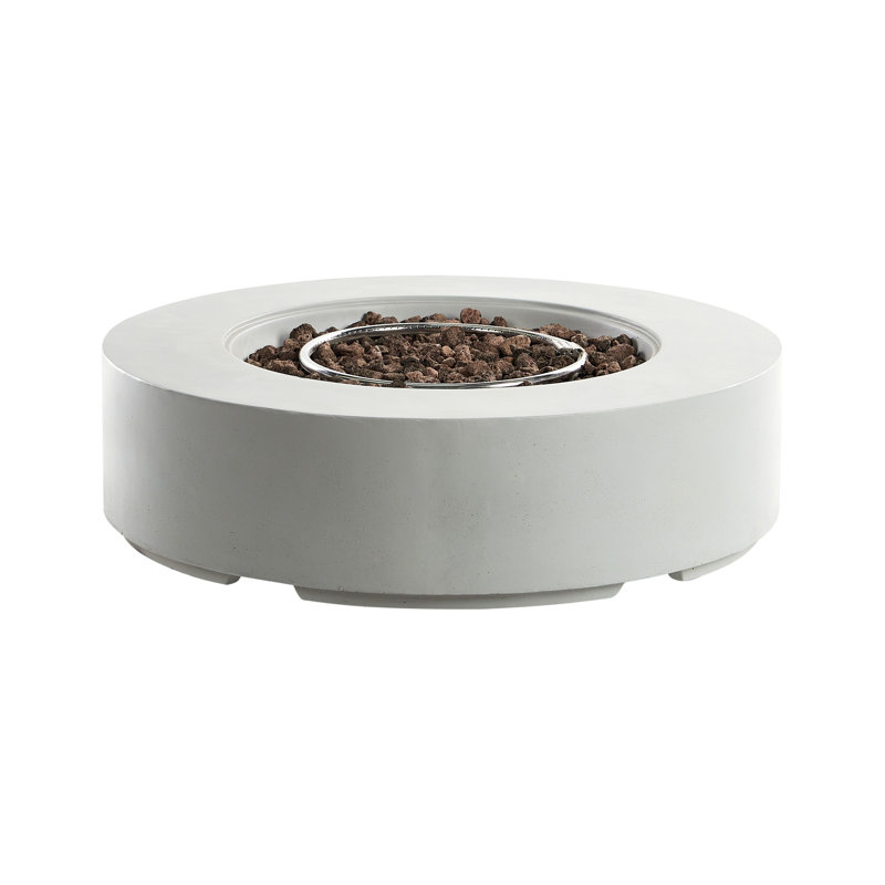 Round Concrete Propane Fire Pit