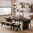 Black Rectangular Solid Wood Writing desk-1041498860
