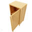 Armoire de rangement pour salle de bain en bambou
