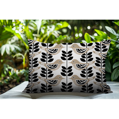 Oreiller rectangulaire réversible intérieur / extérieur Kandice Bird