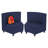 Kid Comfort Collective Modular Wedge Chairs, 2-Pack - Navy-124164598