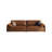 Brownness Genuine Leather Modular Modern sofa