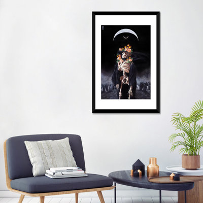 «Sueno de Una Noche Lunes en el Cementerio», impression sur toile