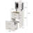 3 In 1 Bedroom Vanity , White With Spacious Storage, Drawers And Comfortable Stool Make Up Vanity, Dressing Table Drawers, Storage For Makeovers