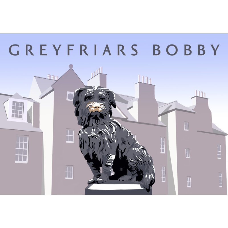 Greyfriars Bobby by Richard O'Neil - Print, No Frame, 40 cm H x 50 cm W x 1 cm D