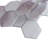 Aurora 10.24 in. x 11.82 in. Hexagon Glossy Glass Mosaic Tile-98618510