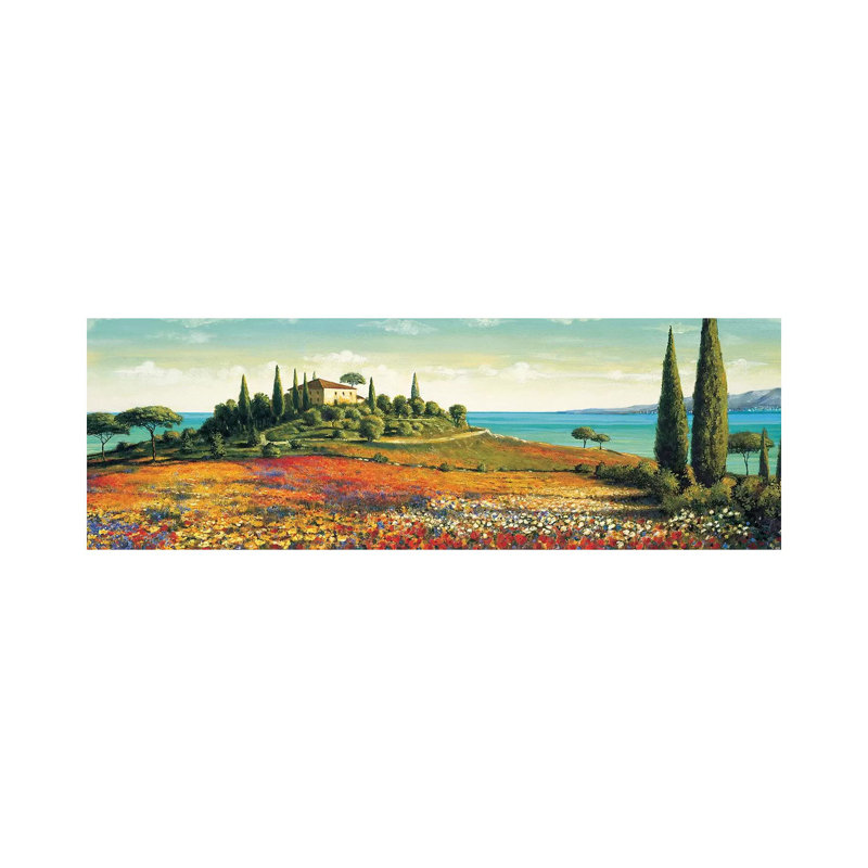 Afternoon Light by Richard Leblanc - Wrapped Canvas Panoramic Print, 30.48 cm H x 91.44 cm W x 1.91 cm D