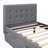 Upholstered Platform Bed With 2 Drawers-849986856