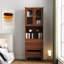 Armoire et tiroir, table d'écriture convertible escamotable, bureau avec tablette-927450562