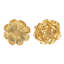 S/2 Gold Rose Hanging Wall Accents
