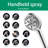 8'' High Pressure Rain Shower Head, 16'' Adjustable Arc-Shaped Extension Arm, 10 Sprays, 71'' Hose-120001368