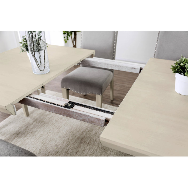 Romane 6 - Person Extendable Four Leg Dining Set