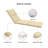 74" x 22.5" Outdoor Sunbrella Chaise Lounge Cushion (Set of 2), 3″ High-Density Foam Replacement Cushion-114574777-114836469