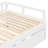 Extending Daybed With Trundle, Wooden Daybed With Trundle, White(OLD SKU: WF194887AAK)-1743368042