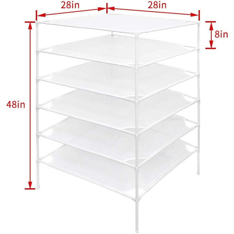 Stackable Mesh Sweater Drying Rack - 6 Layers For Delicates