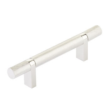 Select Cabinet Pull Bar / Handle Pull, 5", Polished Nickel
