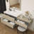 59 " W Wall Mounted Wall Mounted Single Double Single Vanity Bathroom Vanity With Acrylic Top-1658322945
