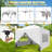 8 Ft X 8 Ft One-Push Set Up Canopy Tents With Sidewalls And Sandbags-123078726-123078721
