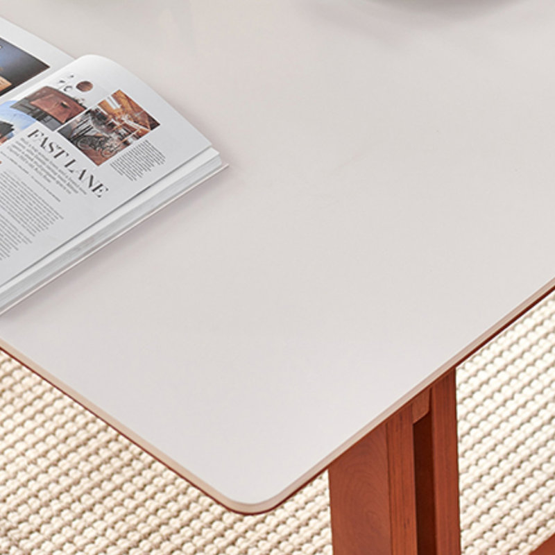Table de salle à manger rectangulaire French French, H 29,53 po x L 70,87 po x l 31,5 po, Blanc