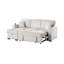 Ensemble de canapé convertible modulaire en velours côtelé réversible avec rangement pour canapé et canapé-lit 2 pièces-1418632179