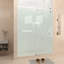Porte de douche coulissante simple sans cadre l 60 po x H 76 po avec verre transparent à fermeture douce-102079254