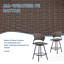 5 Pieces Outdoor Bar Set With Siwivel Bar Stool-102341282