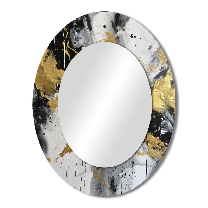 Miroir mural ovale River Happiness, 43 po x 33 po