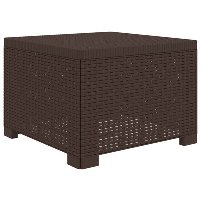  Garden Sofa Rattan Look PP Outdoor Seating Contemporary Furniture Couch