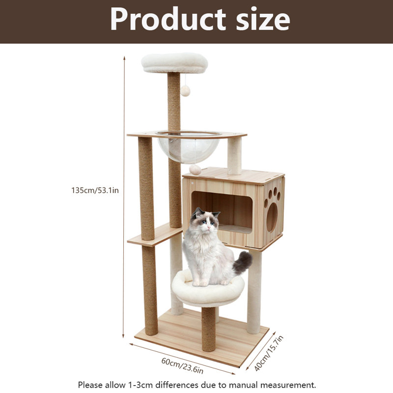Edolia 53'' H Cat Tree