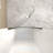24"X 72" Pivot Shower Door, Matte Black Aluminum Frame, Half Frame ,1/4"(6Mm) Tempered Glass Explosion Proof Film-119866356