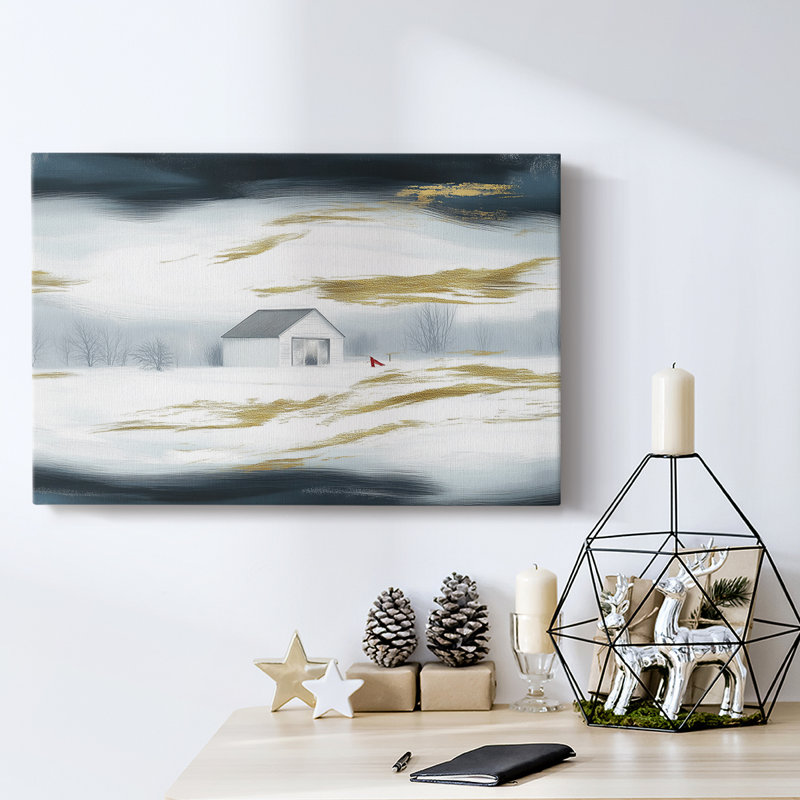 Christmas Holiday Arts - Toile tendue avec châssis, H 18 po x l 27 po