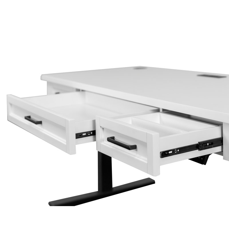Bureau rectangulaire réglable en hauteur Elsadig