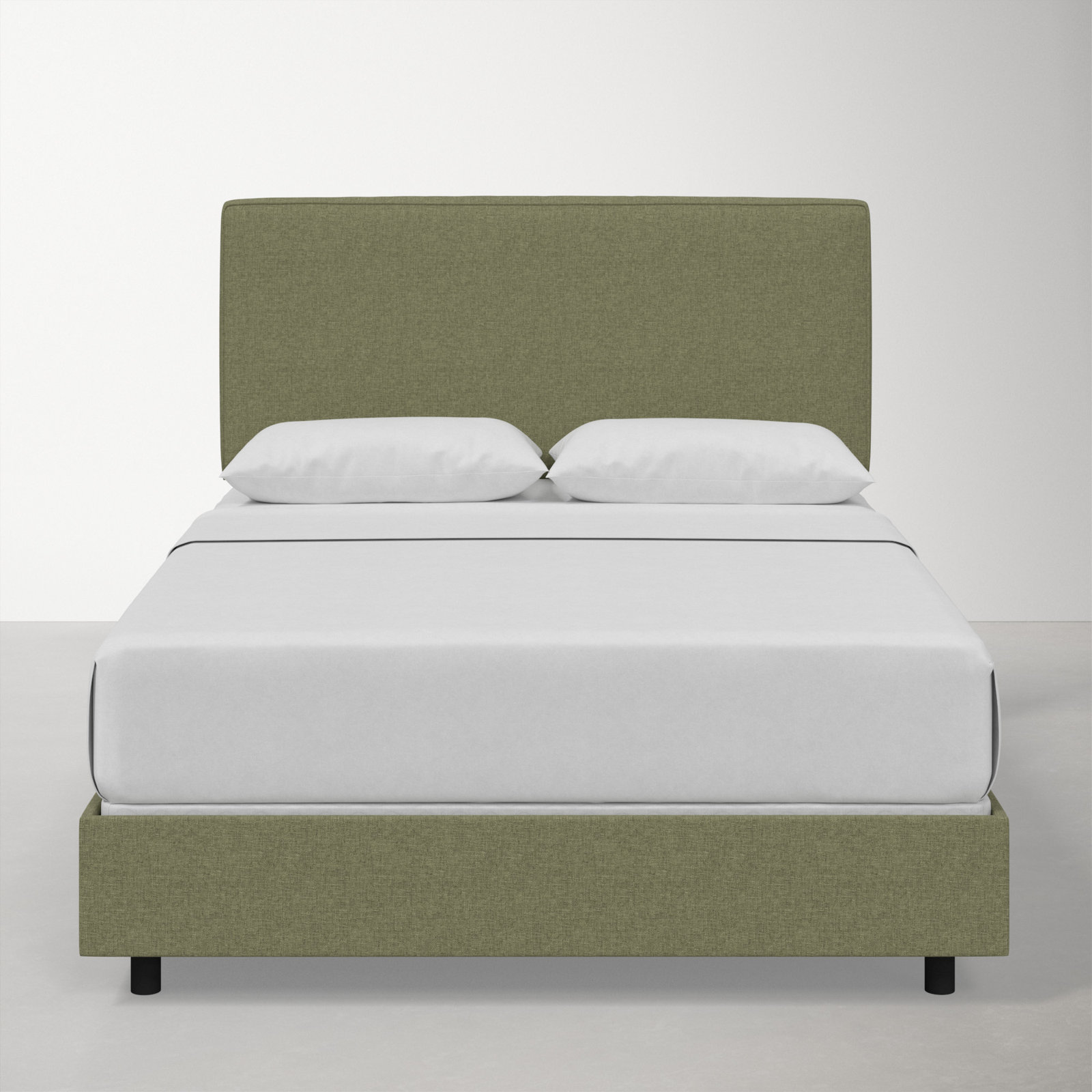 Marquise Upholstered Bed, Zuma Laurel Textured Linen, Full
