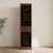 Brown Walnut Color Modular 32  Wine Bar Cabinet Buffet Cabinet