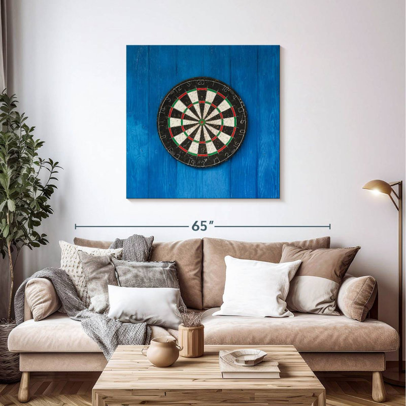 Jeu de fléchettes Senne, H 39 po x l 39 po