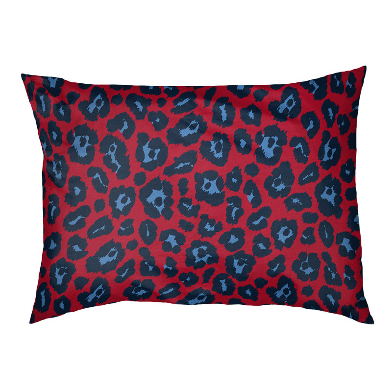 Coussin d'extérieur Indianapolis, Très grand (l 40 po x P 50 po x H 6 po), Rouge / bleu / bleu marine